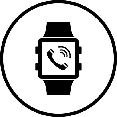 Akıllı saat simgesinin vektör çizimi