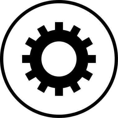 Teçhizat Web simgesi basit illüstrasyon