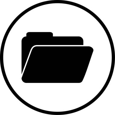 Dosya. Web simgesi basit illüstrasyon