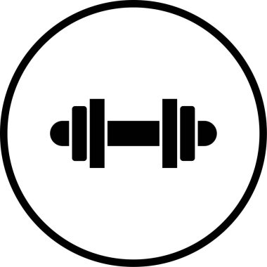 Modern ağırlık simgesinin vektör illüstrasyonu