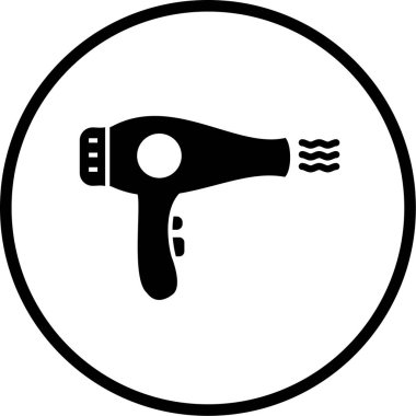 Kurutucu. Web simgesi basit tasarım