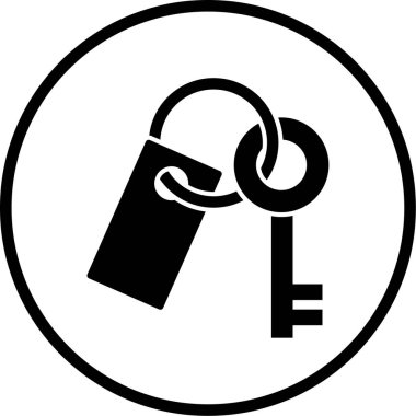 kilit simgesi, vektör illüstrasyonu