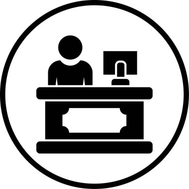 İnsan simgesinin vektör illüstrasyonu