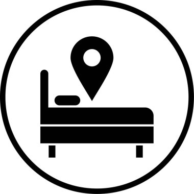 konum. Web simgesi basit illüstrasyon