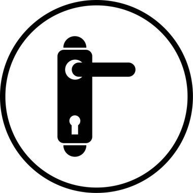 Kapı modern simgesinin vektör illüstrasyonu