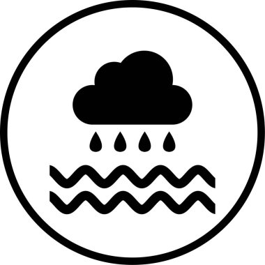 bulut simgesi, vektör illüstrasyonu