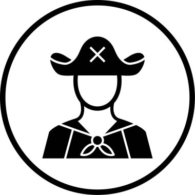 Şapkalı bir adamın vektör çizimi