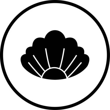 Kişisel ve ticari kullanım için vektör simgesi. kabuk 