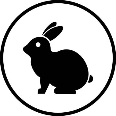 Bir tavşan simgesinin çizimi