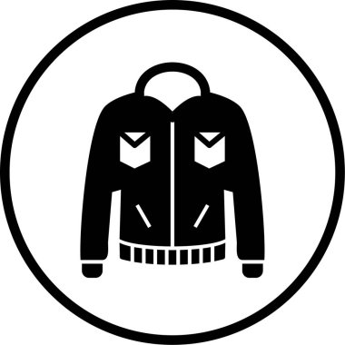 giysi simgesinin vektör illüstrasyonu