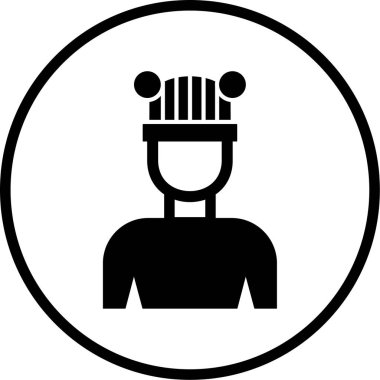 İnsan simgesinin vektör illüstrasyonu