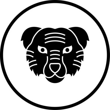 Kaplan. Web simgesi basit illüstrasyon