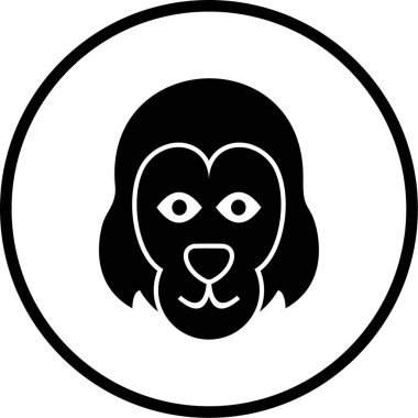 Şirin bir ayının vektör çizimi