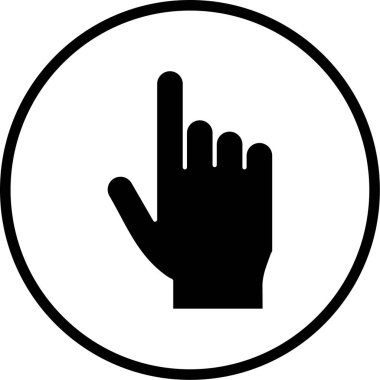 el simgesi, vektör illüstrasyonu