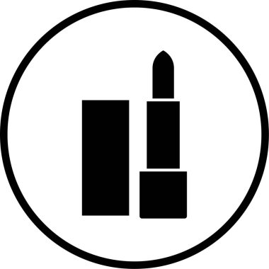 Ruj izi. Web simgesi basit illüstrasyon