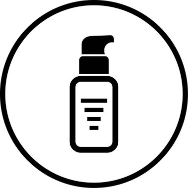 Losyon şişesi simgesinin gösterimi 