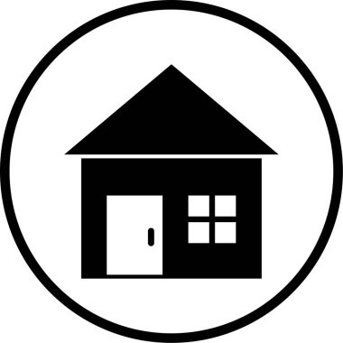 Ev. Web simgesi basit tasarım