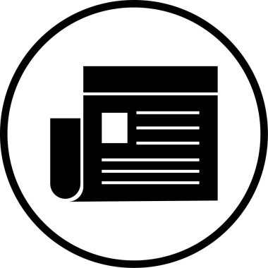 belge simgesi. vektör tasarımı