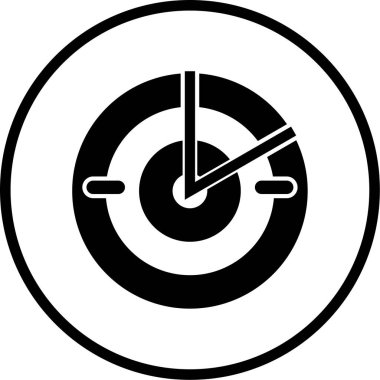 hedef simge vektör illüstrasyonu