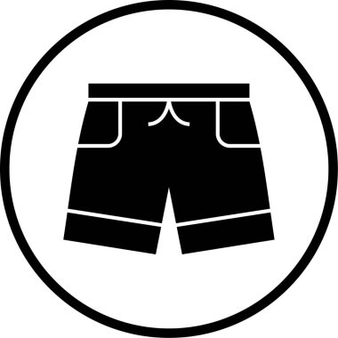 Kısa simge vektör illüstrasyonu