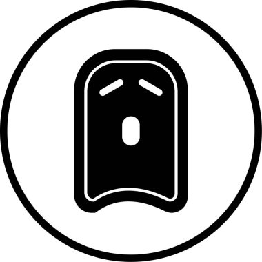 Bir kitap simgesinin vektör illüstrasyonu