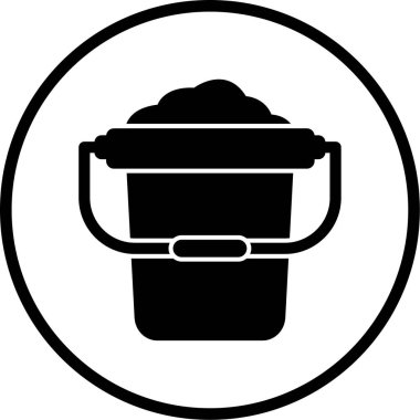 Kova. Web simgesi basit tasarım