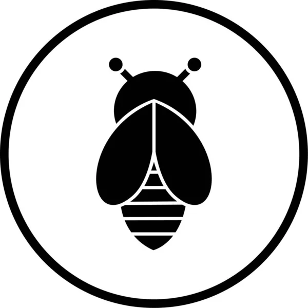 Icono Ilustración Abejas Para Uso Personal Comercial — Vector de stock