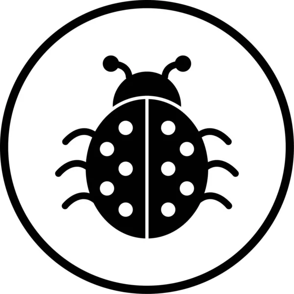 Bug Icône Web Illustration Simple — Image vectorielle