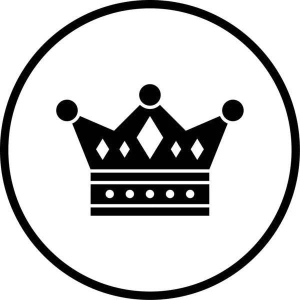Ikona Korony Ilustracja Wektora — Wektor stockowy