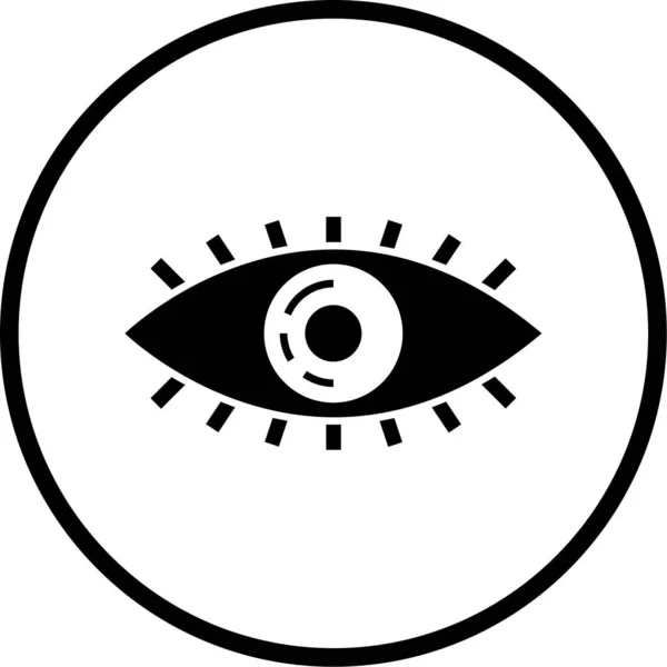 Auge Auge Web Symbol Einfache Illustration — Stockvektor