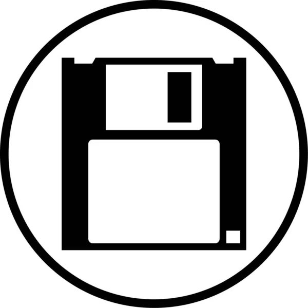 Ikon Disket Floppy Desain Web - Stok Vektor