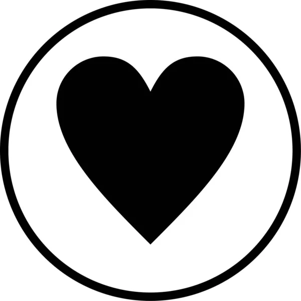 Сердце Иконка Сайта — стоковый вектор