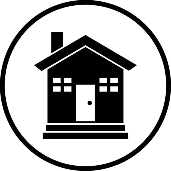 Haus Web Symbol Einfache Illustration — Stockvektor