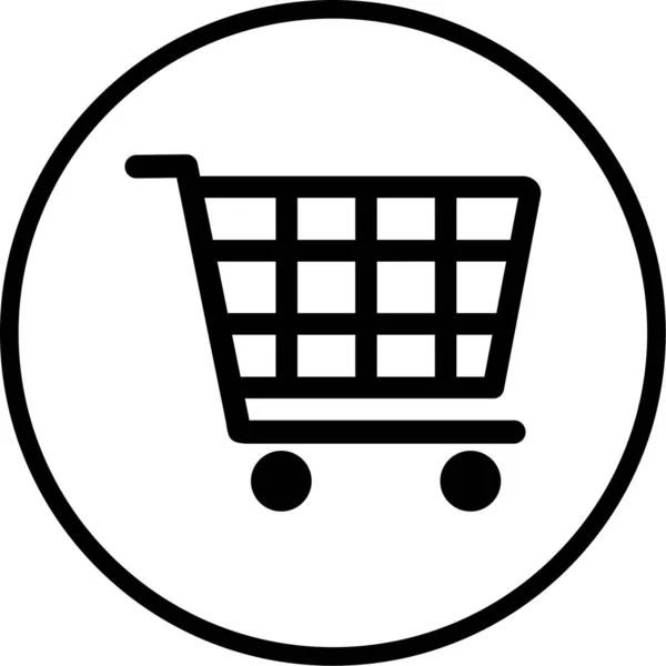Shopping Cart Icon Simple Illustration Shop Vector Icons Web — Stockvektor