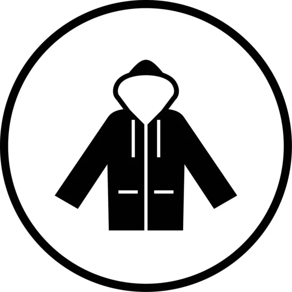 Jacke Web Symbol Einfache Illustration — Stockvektor