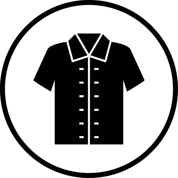 Vector Ilustración Del Icono Camisa — Vector de stock