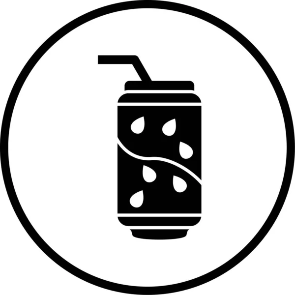 Soda Drink Icon Vector Food Beverage Drinks Sign — Archivo Imágenes Vectoriales