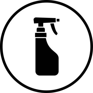 Sprey simgesinin vektör illüstrasyonu