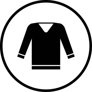 Kıyafetler. Web simgesi basit illüstrasyon