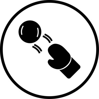 Tek bir simgenin vektör illüstrasyonu