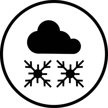 Hava durumu. Web simgesi basit illüstrasyon