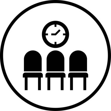 Havaalanı simgesinin vektör illüstrasyonu