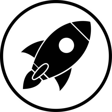 Başlangıç. Web simgesi basit illüstrasyon