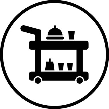 Havaalanı. Web simgesi basit illüstrasyon