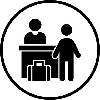 İş ve finans simgesinin vektör illüstrasyonu