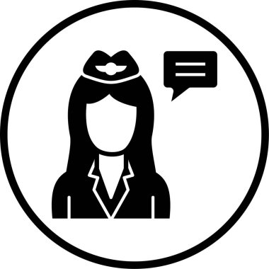 avatar. Web simgesi basit illüstrasyon