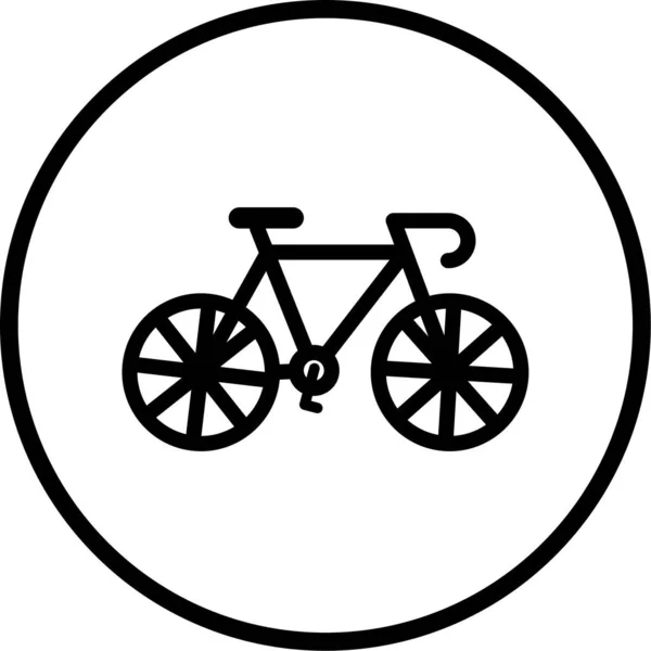 Illustration Vectorielle Icône Vélo — Image vectorielle