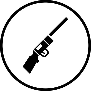 Silah simgesinin vektör illüstrasyonu