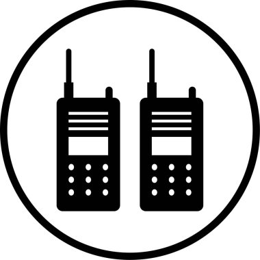 Bir telefonun vektör illüstrasyonu