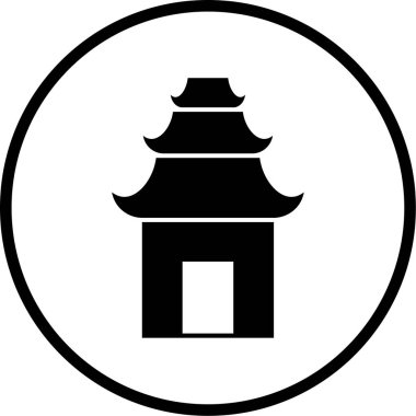 Modern simgenin vektör illüstrasyonu